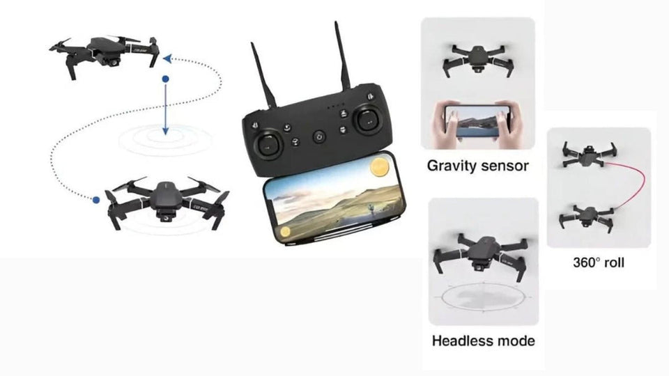 DRON E 88, DOBLE CÁMARA