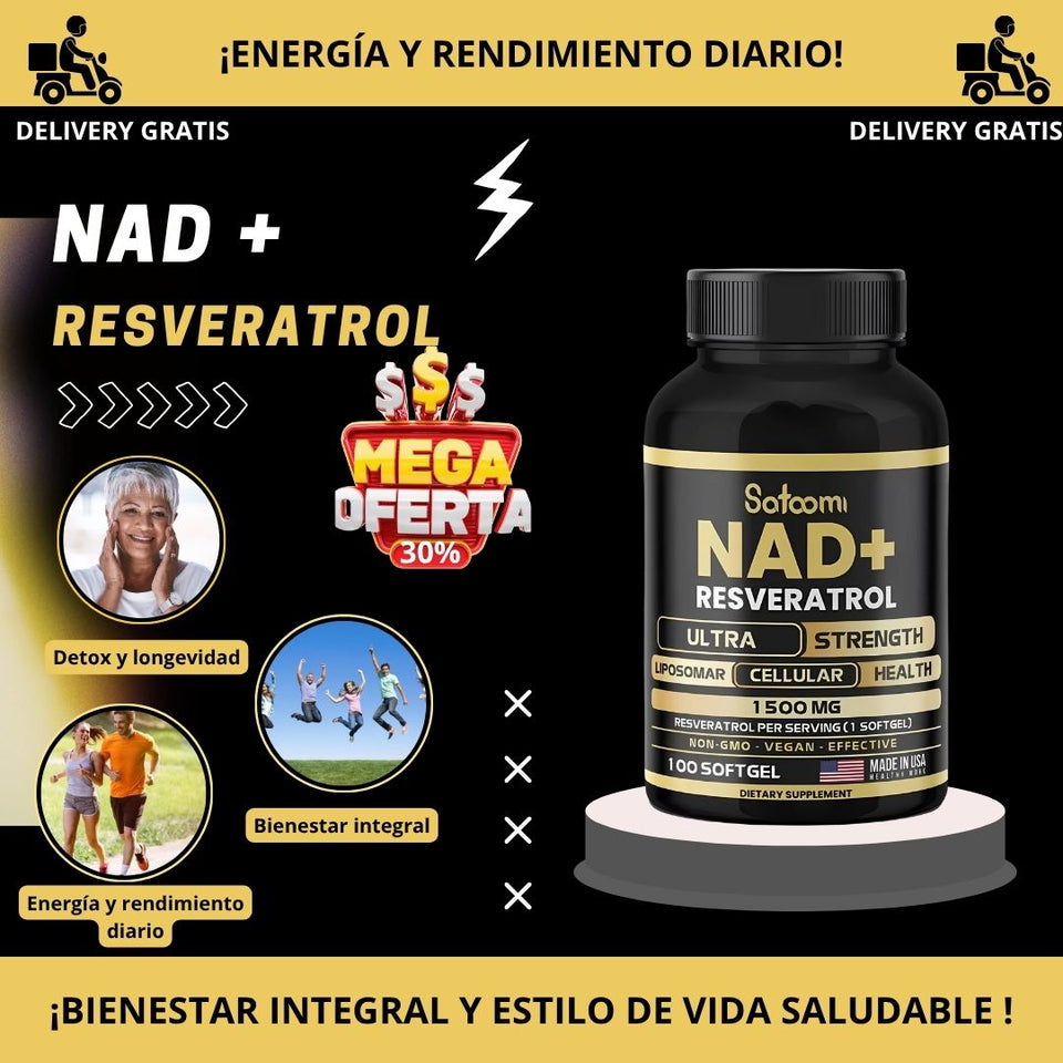 NAD+ RESVERATROL BLACK