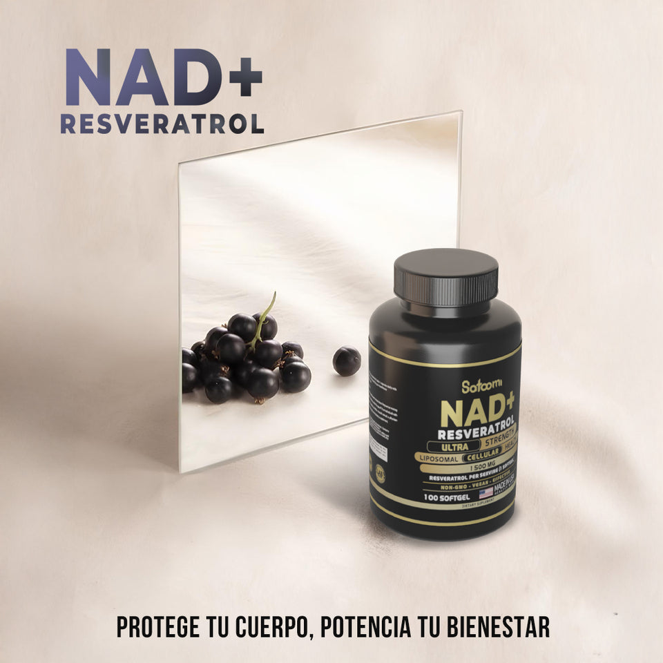 NAD+ RESVERATROL BLACK